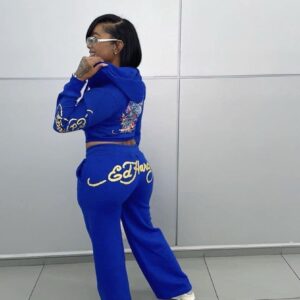 Blue Ed Hardy Sweatsuit