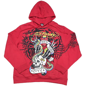 Red Ed Hardy Hoodie