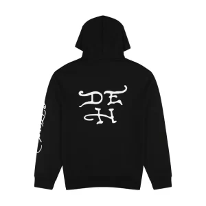 BATTLE SKULL BLACK PULLOVER HOODIE