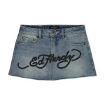 BRAVE EAGLE MINI DENIM SKIRT