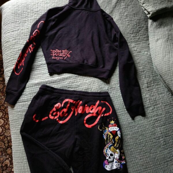 Ed Hardy Women Joggers Tracksuit