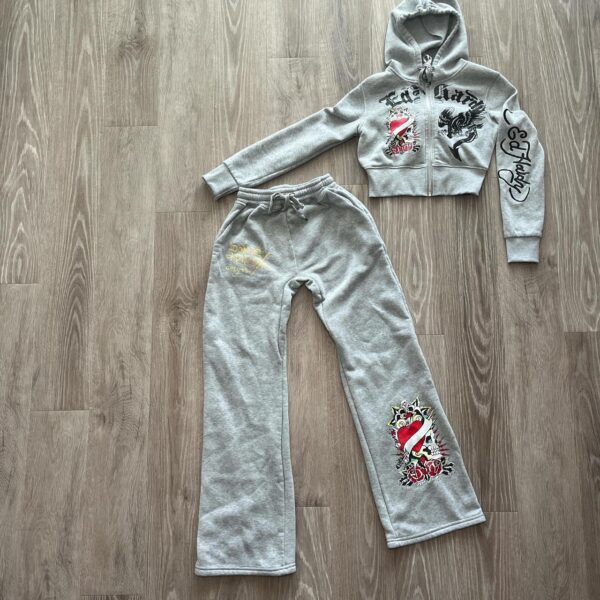 Ed Hardy Women’s Grey Jumpsuit