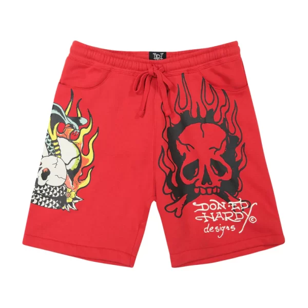 FLAME COBRA FLEECE SHORT