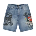 LKS SKULL SKATER SHORT