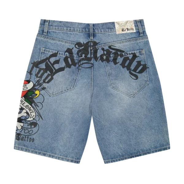 LKS SKULL SKATER SHORT